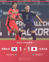 开云官方网站-女东亚杯战报：成宫唯破门，郑多彬绝平，韩国女足1-1日本女足